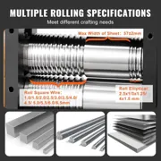 VEVOR Rolling Mill, 2.24"/57 mm Jewelry Rolling Mill — additional view 2
