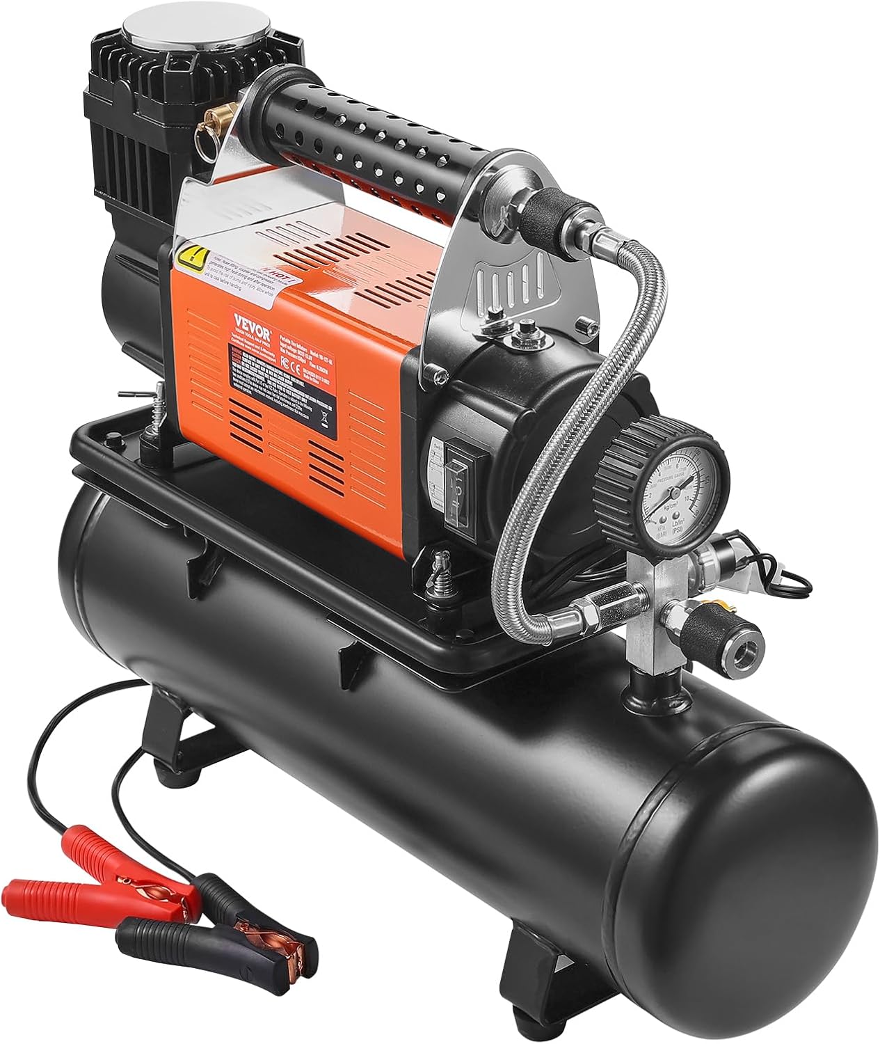 VEVOR 12V Heavy Duty Air Compressor with 6L
